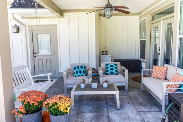 Porch Tiling