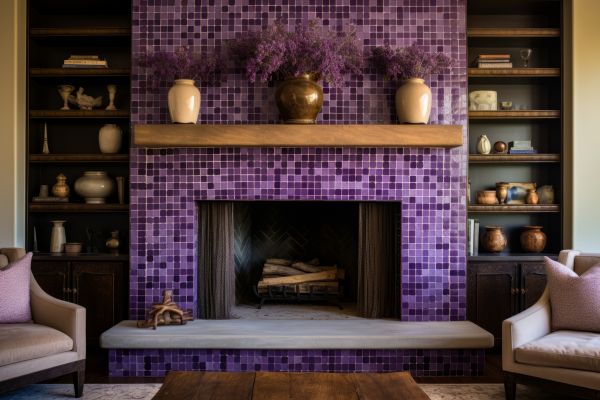 Fireplace Tile Remodeling